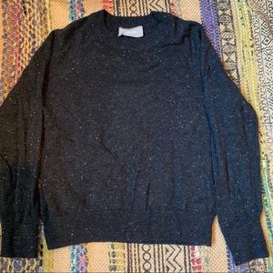 Everlane Shrunken Cashmere Sweatshirt.